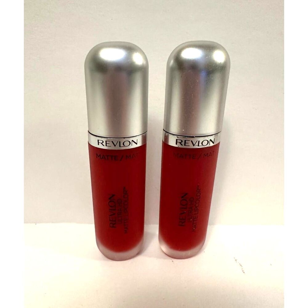 Revlon Ultra hd Matte Lipcolor #660 Romance Lipstick Bundle Of 2 New Sealed